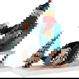Ruchermnnchen Schlittenfahrer - 21 cm