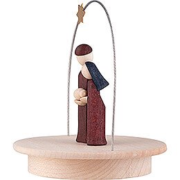 Holy Family with Star Arch - colored - 8,5 cm / 3.3 inch