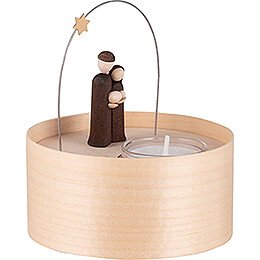 Holy Family - Tea Light Set - natural - 11 cm / 4.3 inch