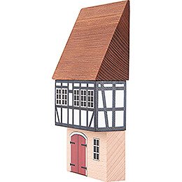 Backdrop House - Eaves House with Jettied Top Floor - 16 cm / 6.3 inch