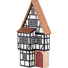 Backdrop House - Business Building with Half-Timbered Annex - 16 cm / 6.3 inch