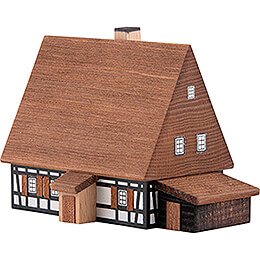 Lichterhaus Bauernhaus mit Schuppen - 7,2 cm