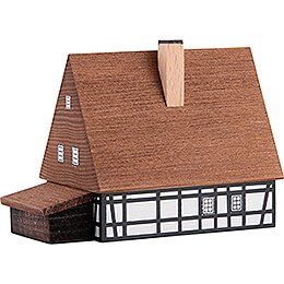Lichterhaus Bauernhaus mit Schuppen - 7,2 cm