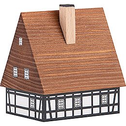 Lighted House Farmhouse - 7 cm / 2.8 inch