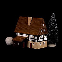 Lighted House Artisan's House with Annex - 8,7 cm / 3.4 inch