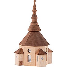 Lighted House Seiffen Church - 15 cm / 5.9 inch