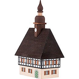 Lighted House Townhall - 15 cm / 5.9 inch