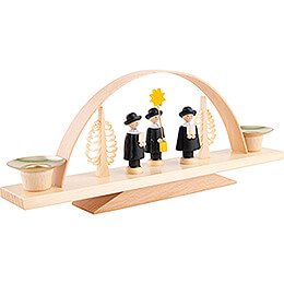Candle Arch - With Carolers, small  - 23,5x9,5 cm / 9.3x3.7 inch