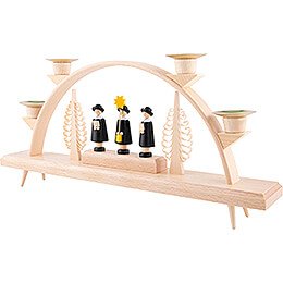Candle Arch - With Carolers - 33x15 cm / 13x5.9 inch