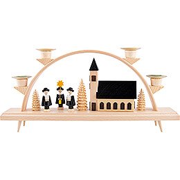Candle Arch - With Church  - 33x15 cm / 13x5.9 inch