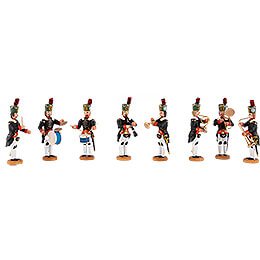 Historic Miners' Parade - Musicians - 8 pieces - 8 cm / 3.1 inch