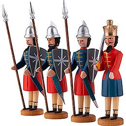 Herod and three Soldiers - 10 cm / 3.9 inch