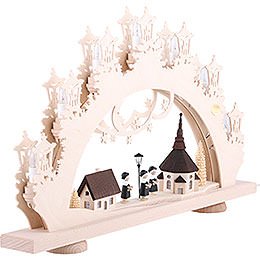 3D Candle Arch - 'Carolers' - 52x32x6 cm / 20x13x2.3 inch