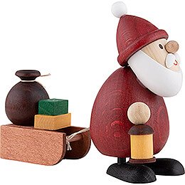 Santa with Lantern and Sleigh - 9,5 cm / 3.7 inch