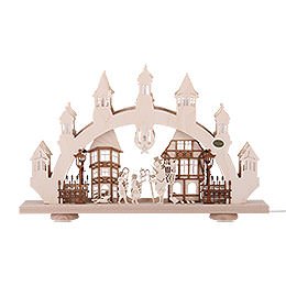 3D Candle Arch - Old Town - 47x31x6cm - 18,5x12x2,4 inch