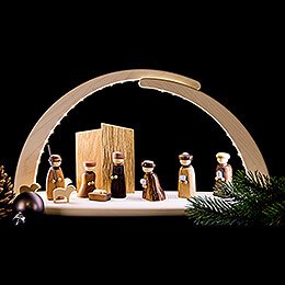 Leuchterbogen - Christi Geburt - 42x21x13 cm