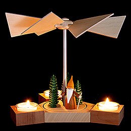 1-Tier Pyramid - Hexagonum Woodsman Gnome - 20 cm / 7.9 inch