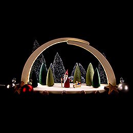 Leuchterbogen - Weihnachtswichtel - 42x21 cm