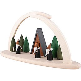 Modern Light Arch - Mountain Gnome - 42x21 cm / 16.5x8.3 inch