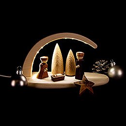 Modern Light Arch - Nativity - 24x13 cm / 9.4x5.1 inch