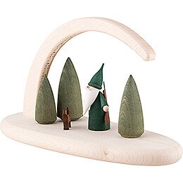 Modern Light Arch - Forest Gnome - 24x13 cm / 9.4x5.1 inch