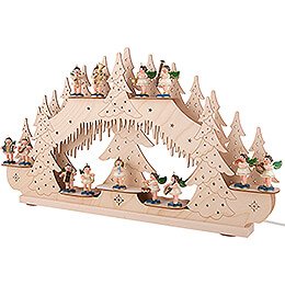 Collector Candle Arch - without Figurines - 62x34 cm / 24.4x13.4 inch
