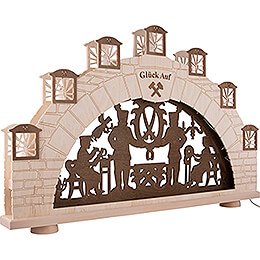 Candle Arch - XL - Ore Mountains - 112x71 cm / 44.1x28 inch