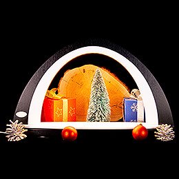 Light Arch without Figurines - Black/White - 52x29,7 cm / 20.5x11.7 inch