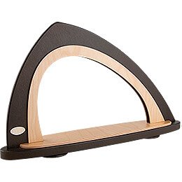 Light Arch without Figurines - Asymmetrical Brown/Natural - 52x29,7 cm / 20.5x11.7 inch