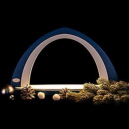 Light Arch without Figurines - Blue/White - 52x29,7 cm / 20.5x11.7 inch