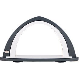 Light Arch without Figurines - Grey/White - 52x29,7 cm / 20.5x11.7 inch