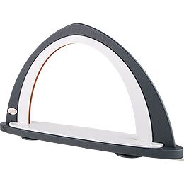 Light Arch without Figurines - Grey/White - 52x29,7 cm / 20.5x11.7 inch