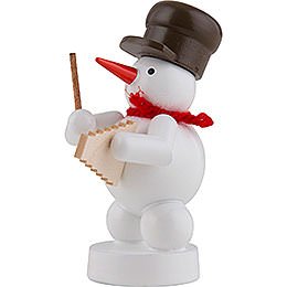 Snowman Musician with Xylophone - 8 cm / 3 inch