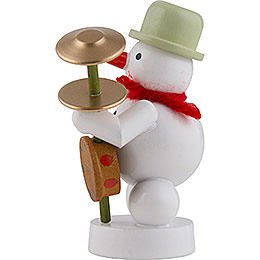 Snowman Musician with Stamp Violin - 8 cm / 3 inch