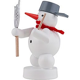 Snowman Musician with Lyre - 8 cm / 3 inch