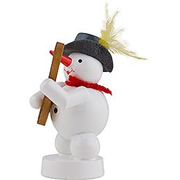 Snowman Musician with Banjo - 8 cm / 3 inch