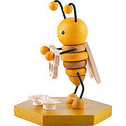 Biene mit Honigwabe - 8 cm