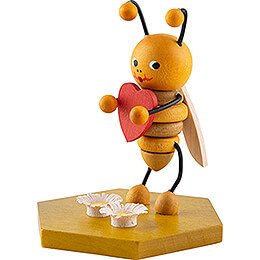 Biene mit Herz - 8 cm