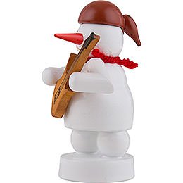 Snowman Musician with Electric Guitar - 8 cm / 3 inch