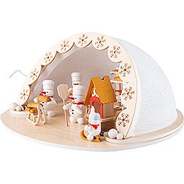 Igloo Bakery - Snowmen Bakers - 35x18 cm / 13.8x7.1 inch