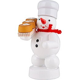 Snowman Baker with Cake - 8 cm / 3.1 inch