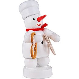 Snowman Baker with Pretzel and Star Cookie Cutter - 8 cm / 3.1 inch