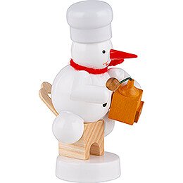 Snowman Baker with Coffee Grinder - 8 cm / 3.1 inch