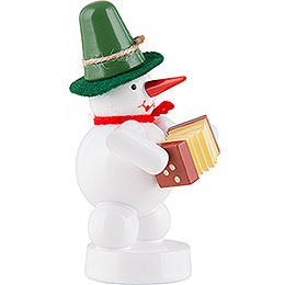 Snowman - Musician with Concertina - 8 cm / 3.1 inch