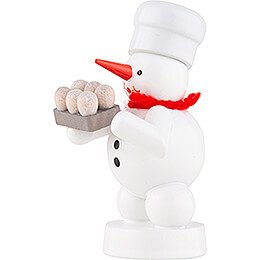 Snowman Baker with Eggs - 8 cm / 3.1 inch