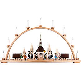 Candle Arch - Seiffen Church  - 98x57 cm / 38.6x22.4 inch