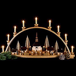 Candle Arch - Seiffen Villlage - 78x42 cm / 31x17 inch