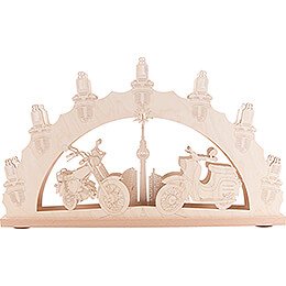 3D Candle Arch - Moped - 52x32 cm / 20.5x12.6 inch