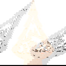 Light Tree - Snowman - 20,5x30 cm / 8.1x11.8 inch