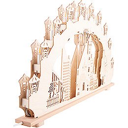 3D Candle Arch - Leipzig - 66x40 cm / 26x15.7 inch